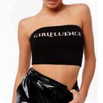 Forever 21 Tube crop Top strapless small black Girlfluence Photo 0