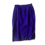 Bill Alvira Wool Skirt Suit Purple Size 8 Photo 9