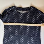 Talbots T by Heart Print Long Sleeve Lace Up Sides Sweatshirt Sz L Casual Comfy Photo 9