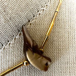 Vintage Carved Agate fetish Bird Necklace Photo 1