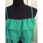 New NWT (49.95) Altard State Kelly Green Tiered Ruffled Crop Top Medium Photo 2