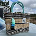 Haute Hippie NWTs!!!  Handwoven Straw BOHO Bag Photo 1