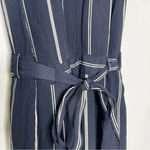 Rails Navy Stripe Sleeveless Belted Jumpsuit Size XS Revolve Hallie Photo 5