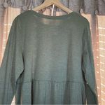 Sonoma  Green Maternity Drapey Empire Waist Long Sleeve Shirt Size Large Photo 10