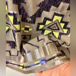 EXPRESS  Aztec Sequin Embellished Mini Skirt Size Small Photo 3