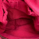 The Sak Sakroots Peace Red Circle Art Deco Cross Body Canvas Purse Photo 7