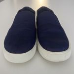 Vince Satin Corbin Slip On Sneakers Size 7.5 EU 37 Navy Blue Photo 3