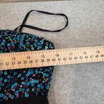 Hailey Logan Vintage Y2K Winter Formal Dress Juniors 11/12 Black Blue Sequin Photo 10