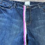 White House | Black Market  Blanc Bootcut Blue Jeans Womens 14R Denim Dark Stretch Photo 10