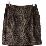 Women’s Vintage Alex Garfield Leopard Waistcoat Tuxedo Vest and skirt size 4 Black Photo 0