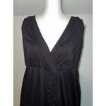 Women's Motherhood. Black Maternity Pajama Sleep Dress Size M Photo 1