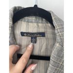 Brooks Brothers  Women's Moon Linen Wool Plaid 2-Piece Pant Suit Blazer UK Size 6 Photo 2