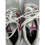 Reebok Womans Rebok Cushion Neutral Size 9.5 Gray Pink Lace Up Running Sneakers Photo 4