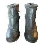 Roxy Dakota Gray Faux Leather Ankle Boots Size 9.5 Photo 2