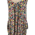 Love moschino ‎ Dress Tank Sleeveless Floral Print Jersey Pockets Size US 8 Photo 2