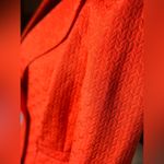 Banana Republic Orange Blazer Double Breasted Textured Jacket Suit Coat Photo 4