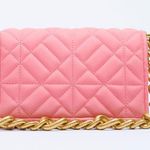 ZARA Pink Quilted Shoulder Bag Photo 0