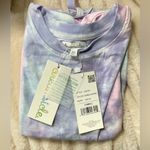 Pink Blue & Purple Tie Dye Crop Top Size XS NWT Photo 4