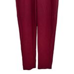 Black Halo Sambora Long Sleeve V Neck Jumpsuit size 4 Burgundy Photo 5