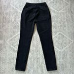High Waisted Black Fur Velour Lined Skinny Jeans Thermal Warm Cabin Size M Size M Photo 2