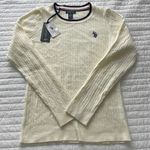 U.S. Polo Assn. NWT Tipped Soft Cable Crew Neck Sweater Photo 0