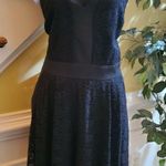 Love Squared  Women's 2x Plus Size V Neck Lace Dress, Black, $59, NWT Photo 0