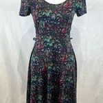 Ezra colorful abstract print dress size small Photo 0