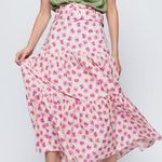 ZARA  Floral Belted Midi Skirt Photo 0
