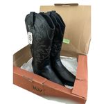IUV Women’s Size 10 Black Leather Cowboy Cowgirl Boots Embroidered Pointy Toe Photo 10