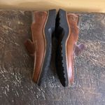 Timberland Women's Brown Leather Loafers Moc Toe Lug Sole Size 8 Y2K Vintage Photo 5