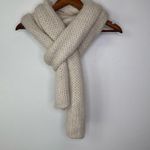 Calme Alpaca Wool Chunky Knit Scarf Ivory‎ Photo 1