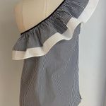 J.Crew One-Shoulder Ruffle Top NWT Photo 2