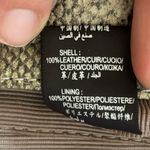 BCBGMAXAZRIA BCBG MaxAzria 100% Leather Snake Print Shoulder Bag Kiss Lock Green Chain Strap Photo 7