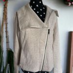 CAbi  Womens Jacket Size Small Ryder Oatmeal Heather Moto Diamond Quilted Stylish Photo 2