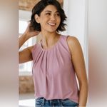 Lucky Brand  Women's XL pink  Sleeveless Blouse Shirt Top Photo 1