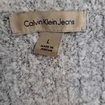 Calvin Klein  Jeans Gray and White‎ Knit Sweater Size Large Photo 1