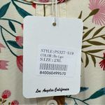 White Mark Beige Floral Print Lace Tiered Short Sleeve Dress with Pockets 2XL Size 2X Photo 9