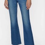 frame denim Le Crop Mini Boot Jeans Size 29 Huntdale LCMBRA118 Flare Leg Raw Hem Blue Photo 0