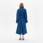 NWT Baum und Pferdgarten Delilah Denim Trench Coat Blue Size M Photo 1