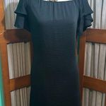 Kelly Renee Elegant Black Dress with Ruffle Sleeves Size M Photo 0