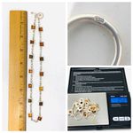 Baltic Amber, sterling necklace, 25.1g Photo 9