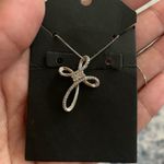 10kt Gold Cross with 10k Box Chain Photo 10