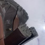 Bamboo Brown High Heel Ankle Boots with Faux Fur Cream Cuff By  8.5 Photo 6