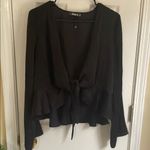 Missguided Women's Black Blouse Photo 0