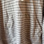 Dip Gray and White Striped Hoodie lounge top large Photo 1