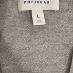 Popsugar Pink and Gray Knit Retro button feminine Cardigan with V-Neck Photo 2