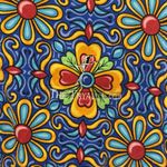 IBKUL SCARLET BLUE Sleeveless Geometric Print Mock Neck Golf Dress Sz M UPF50 Size M Photo 4