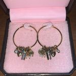 Juicy Couture Retro  Pam & Gela Hoop Earrings with Dangling Charms Photo 0