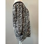 Karen Kane  Off Shoulder Zebra Print Sweater Black/White Size Medium Photo 1