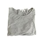 Elizabeth and James Sz S Gray Pleated Waist Round Neck Long Sleeve Top #X5-5 Photo 8